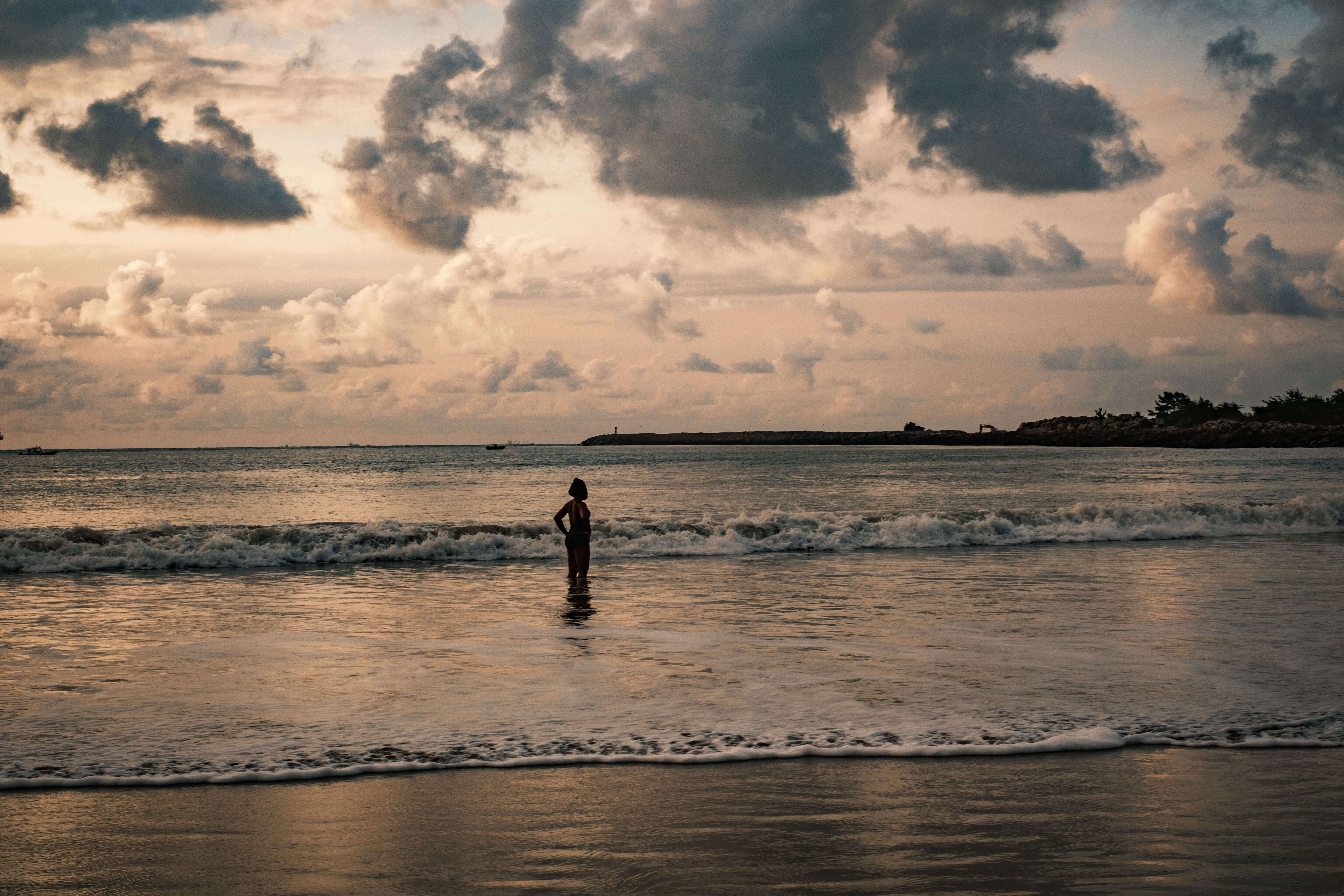Tarkwa market scene awash in golden morning light